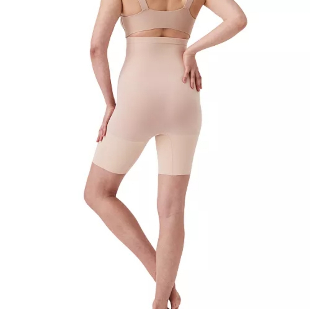 SPANX Higher Power High Waisted Shaper Short,Soft Nude ,1X - Picture 3 of 12
